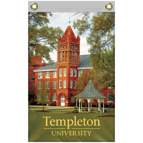 12" x 18" standard single reverse knitted polyester vertical banners