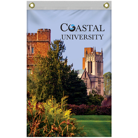 2' x 3' standard single reverse knitted polyester vertical banners