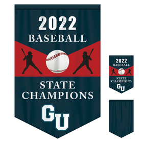 4' x 6' Championship Banner Single Sided with Backliner V-Cut