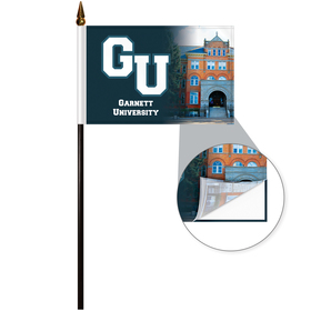 4” x 6” Stick Flag with Plastic Liner