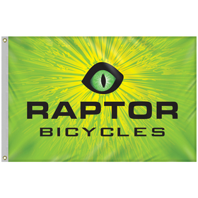4' x 6' digitally printed single reverse spun polyester flag