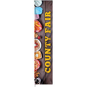 3' x 15' Custom Single Reverse Square Feather Flag