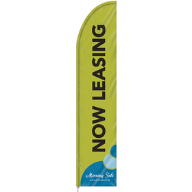 3' x 15' Custom Single Reverse Half Drop Flag