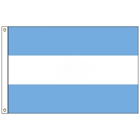 argentina no seal 2' x 3' outdoor nylon flag w/ heading & grommets