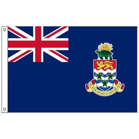 cayman islands 3' x 5' outdoor nylon flag w/ heading & grommets