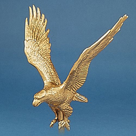 Gold Aluminum Eagle - 16" Wingspan