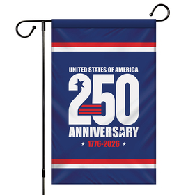 12" x 18" single reverse america 250 anniversary garden banner
