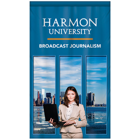 30" x 48" premium gonfalon straight cut