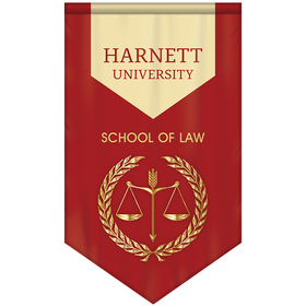 30" x 48" premium gonfalon v-cut