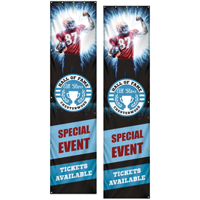 13' giant flagpole replacement banner double sided