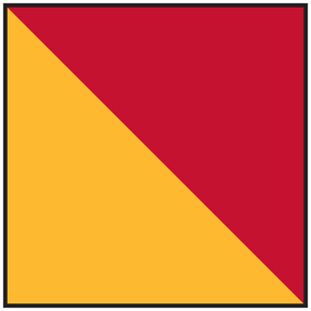 size: 3 / letter: o / code signal - heading & grommets