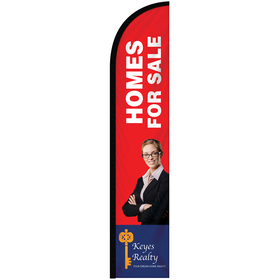 10' digitally printed single reverse half drop banner