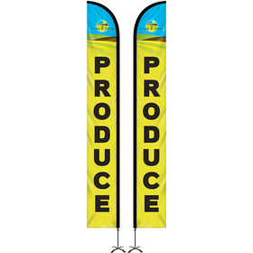 15' Portable Double Sided Half Drop Kit w/ Cross Base