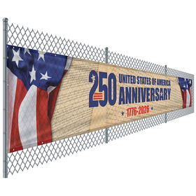 4' x 24' premium polyester mesh banner