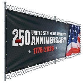 5' x 12' premium polyester mesh banner