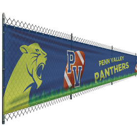5' x 48' premium polyester mesh banner