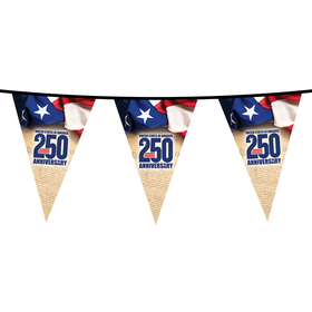 30' pvc triangular pennant string