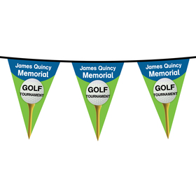30' pvc triangular pennant string