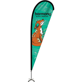 10' Portable Single Reverse Teardrop Kit with Cross Base