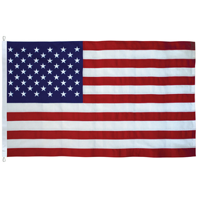 8' x 12' tough tex u.s. flag with rope and thimble