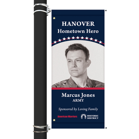 54" x 24" custom avenue banner