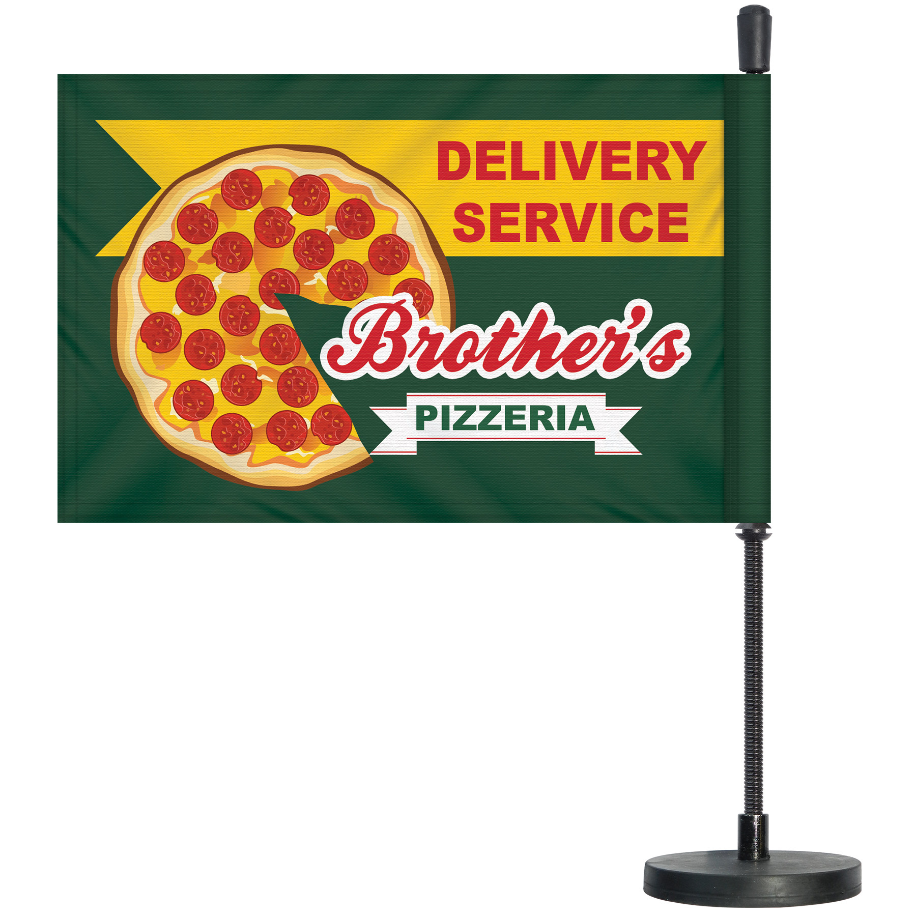 Custom Car Flags Double Sided