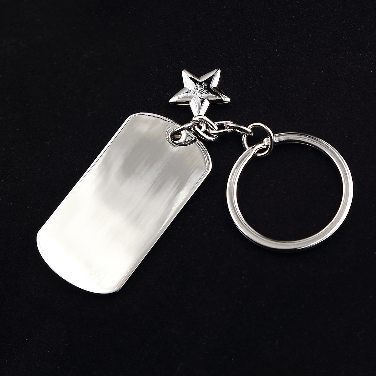 Marin Star Shaped Metal Key Chain