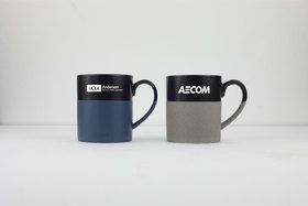 sweethome 15oz 2-toned ceramic mug with handle