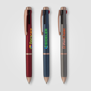 Trio Rose Gold Multi-Ink Pen