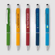 Serena Retractable Gel Pen w/Stylus