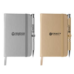 Miller Softy Metallic Notizbuch & Crosby Kugelschreiber - Geschenkset