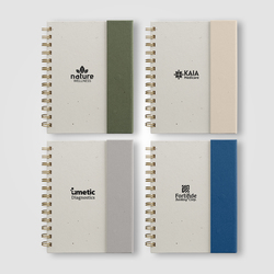 Organiser con quaderno a spirale Halden con note adesive in carta FSC – B6