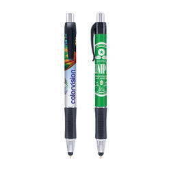 Hepburn Chrome Kugelschreiber - Stylus unten