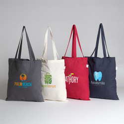 Geo - 5 oz. Recycled Cotton Canvas Tote Bag