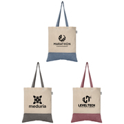 Quebec - 140 gsm Two-Tone Recycled Cotton Tote