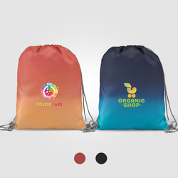 Vilda 210D Polyester Ombre Drawstring Bag  - 6L