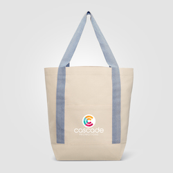 Niva da 280 g/m² Borsa Tote con tasca frontale in tela di cotone riciclato – 12,25L
