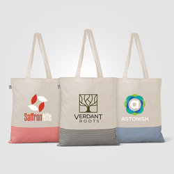 Shopper in micro-cotone a righe da 140 grammi Aro - 9,7L