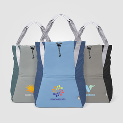 Shopper/zaino convertibile 2-in-1 in materiali riciclati Tilden – 16 L