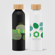 Eden - 650 ml Aluminium Water Bottle with Bamboo Lid