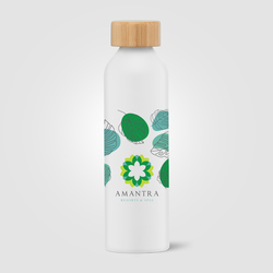 Eden - 650 ml Aluminium Water Bottle with Bamboo Lid