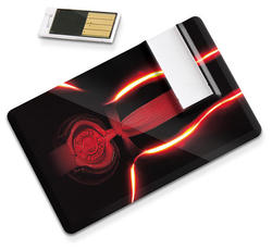 Sliding USB Flash Drive Card