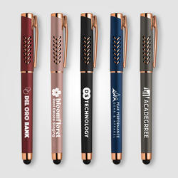 Hollywood Rose Gold Gel Pen w/Stylus