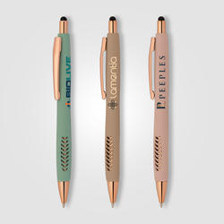 Avalon Softy Rose Gold Designer Pen w/ Stylus - ColorJet