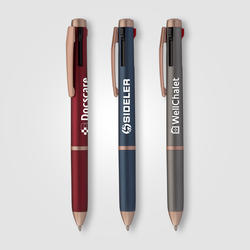 Trio Rose Gold Multi-Ink Pen