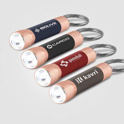 Chroma Softy Rose Gold Classic - LED Flashlight with Keyring