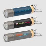 Reborn Recycled Aluminum Keychain Flashlight - ColorJet