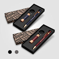 Ellipse & Chroma Softy Rose Gold Classic Thank You Gift Set - Laser