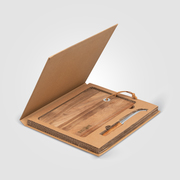 Mysa FSC Hanging Cheese Knife & Board – 18.9 x 5.9 in