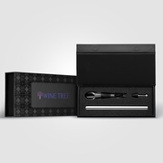 Neve Recycled Stainless Steel Wine Chiller Set & Gift Box  - 2 pcs -ColorJet